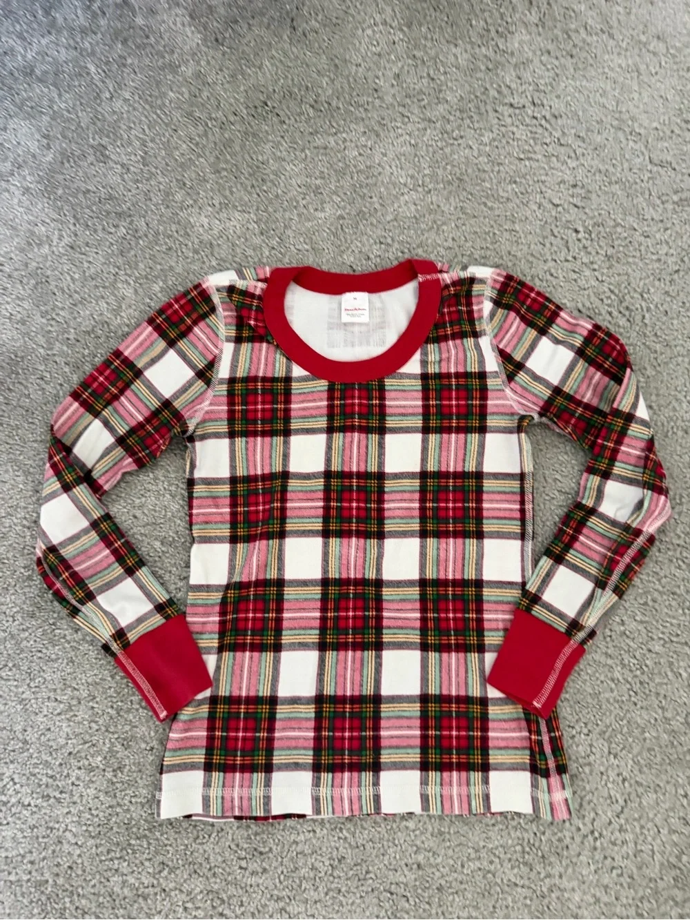 Women’s Hanna Andersson Red and White Plaid Christmas Pajama Set